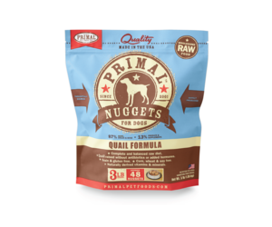 Primal puppy store food