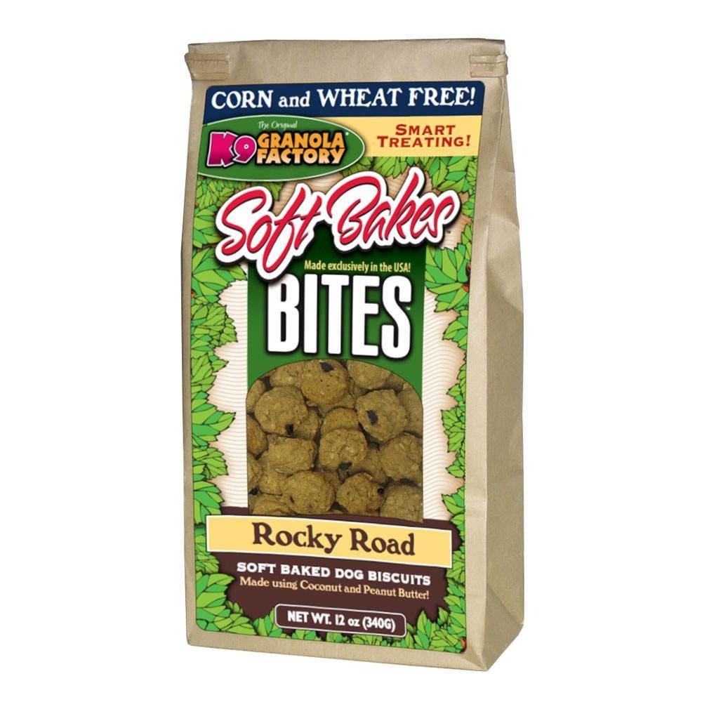 K9 Granola Treats Soft Bakes Rocky Road Bites 12 oz Lucky Pet Dog Grooming Westchase