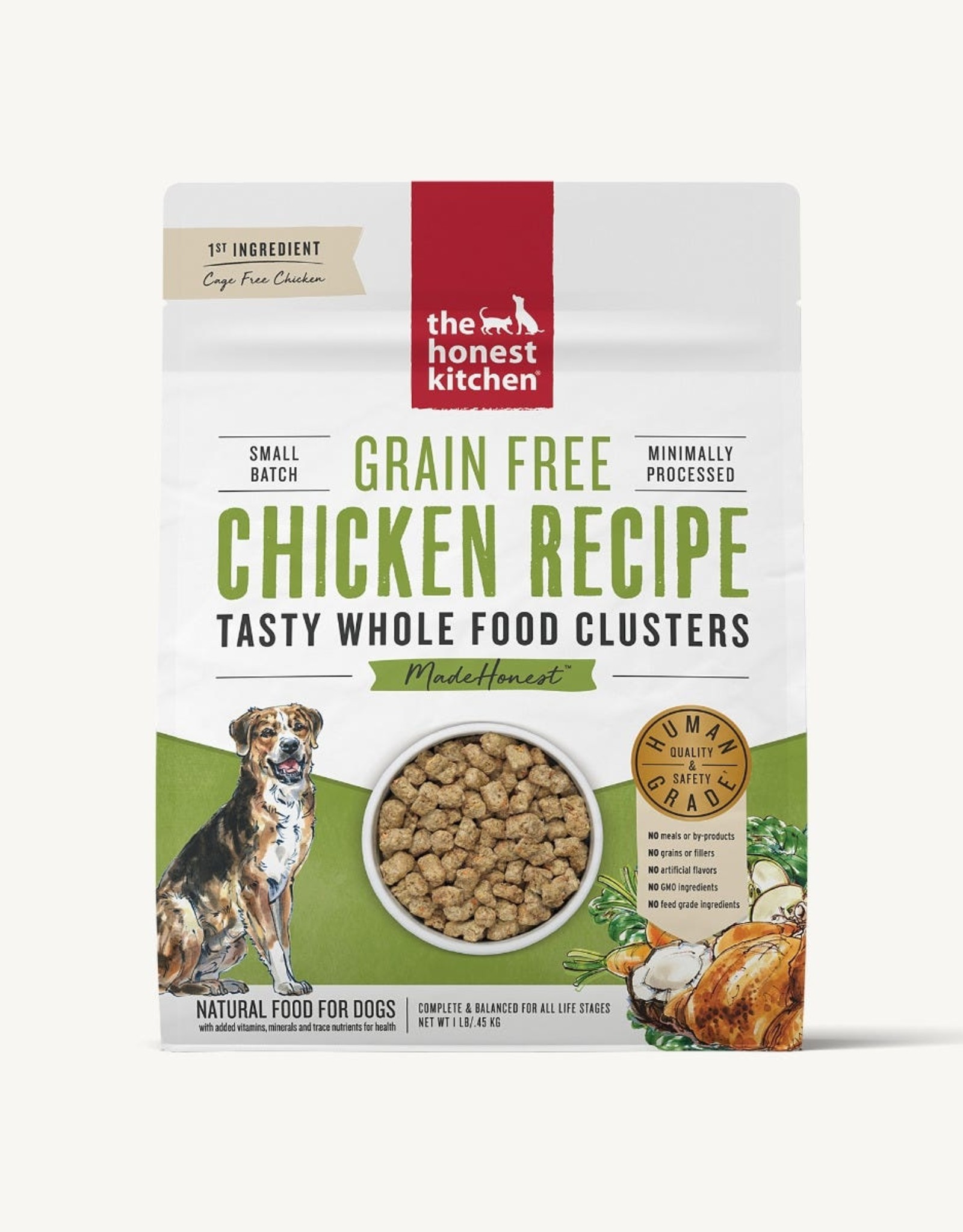 The Honest Kitchen Whole Food Chicken Clusters For Dogs Lucky Pet Dog Grooming