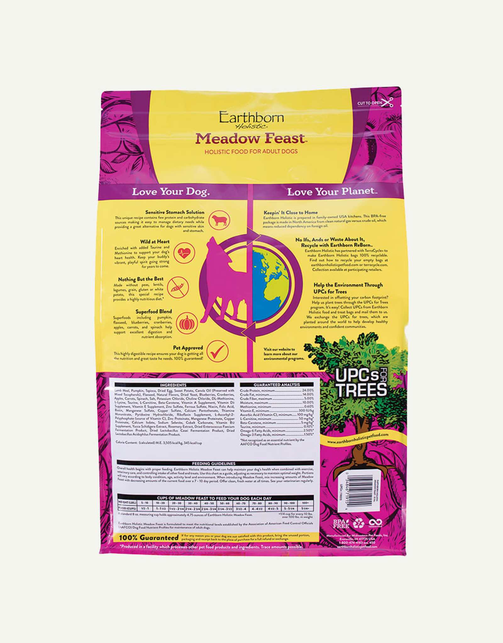 Earthborn Earthborn | Meadow Feast Grain Free Sensitive Skin & Stomach Dog