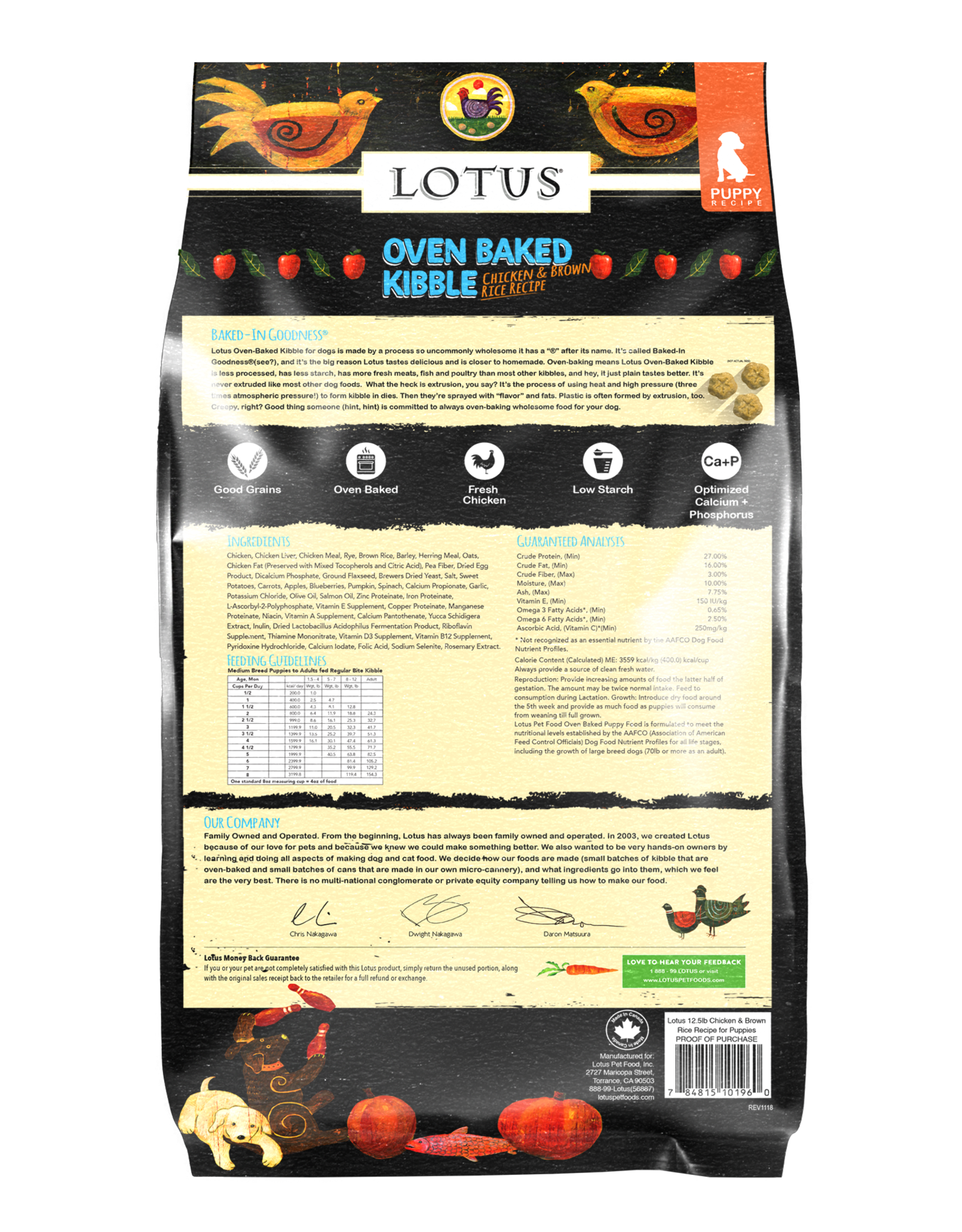 Lotus Lotus | Dog Dry Small Bites Good Grains Puppy 5 lbs