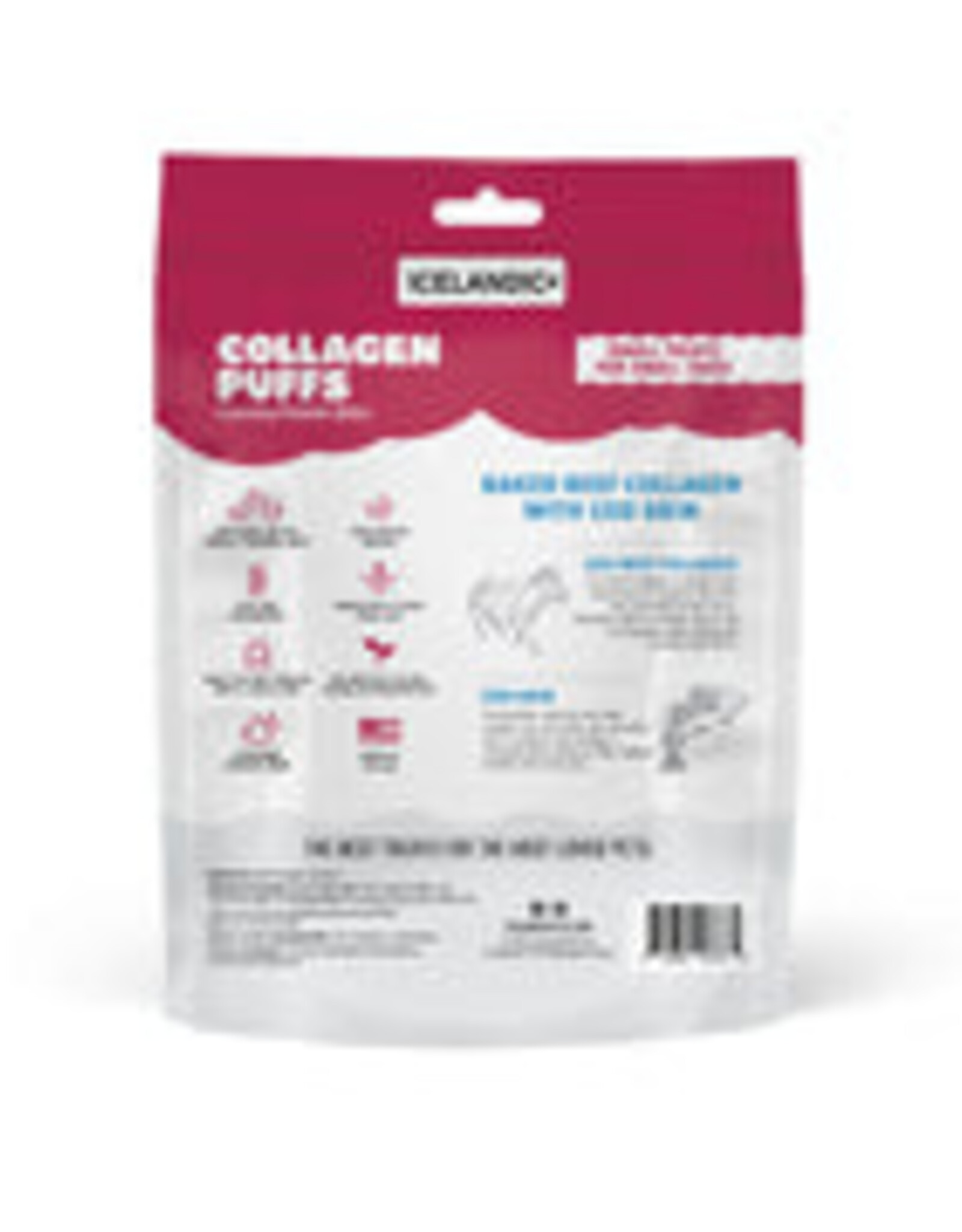 Icelandic Plus Beef Collagen Puffs with Cod Skin Lucky Pet Dog