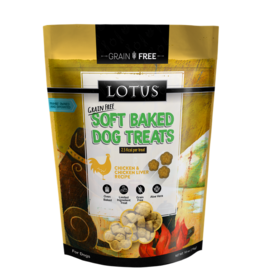 Lotus Lotus | Grain Free Soft Baked Dog Treats 10 oz Chicken & Chicken Liver Recipe