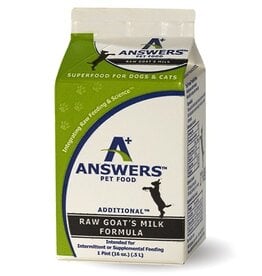 Answers Answers | Additional Raw Goat's Milk Formula