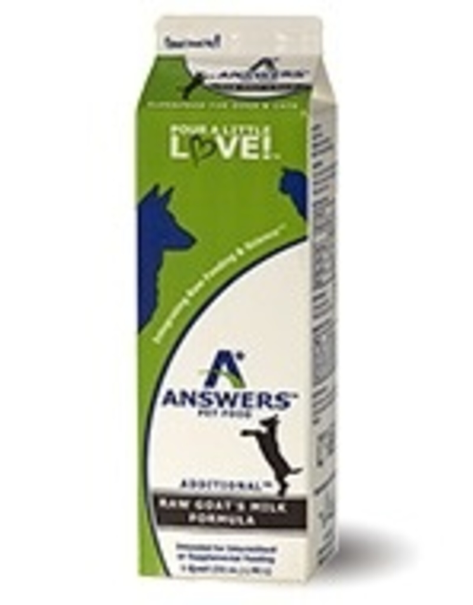 Answers | Additional Raw Goat's Milk Formula