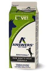 Answers | Additional Raw Goat's Milk Formula