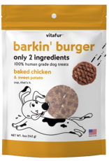 Vitafur Vitafur | Barkin' Burger | Dog Treats 5 oz Baked Chicken