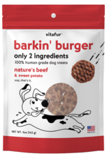Vitafur Vitafur | Barkin' Burger | Dog Treats 5 oz Nature's Beef
