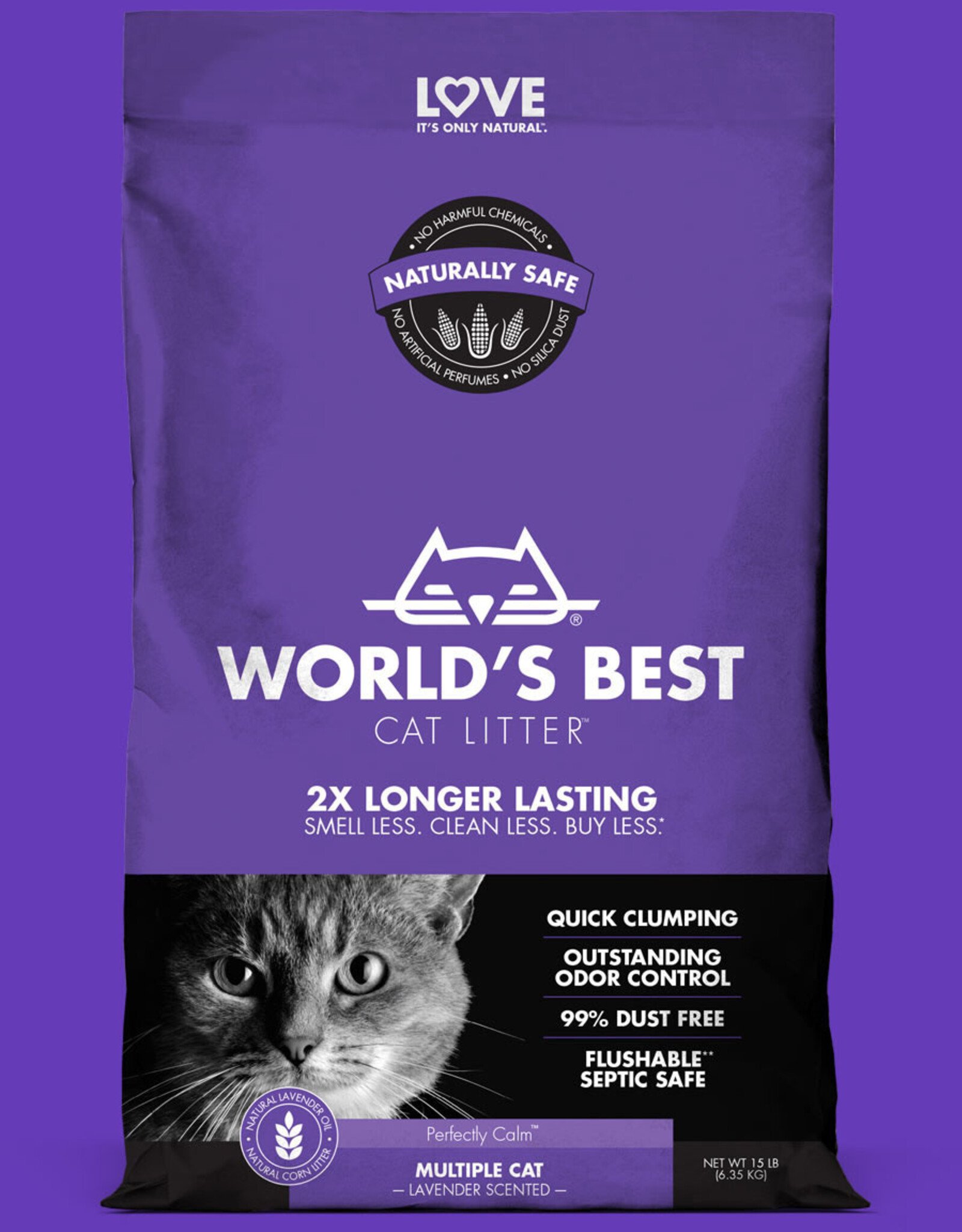 World's Best Cat Litter World's Best Cat Litter Lavender Scented 15 lb