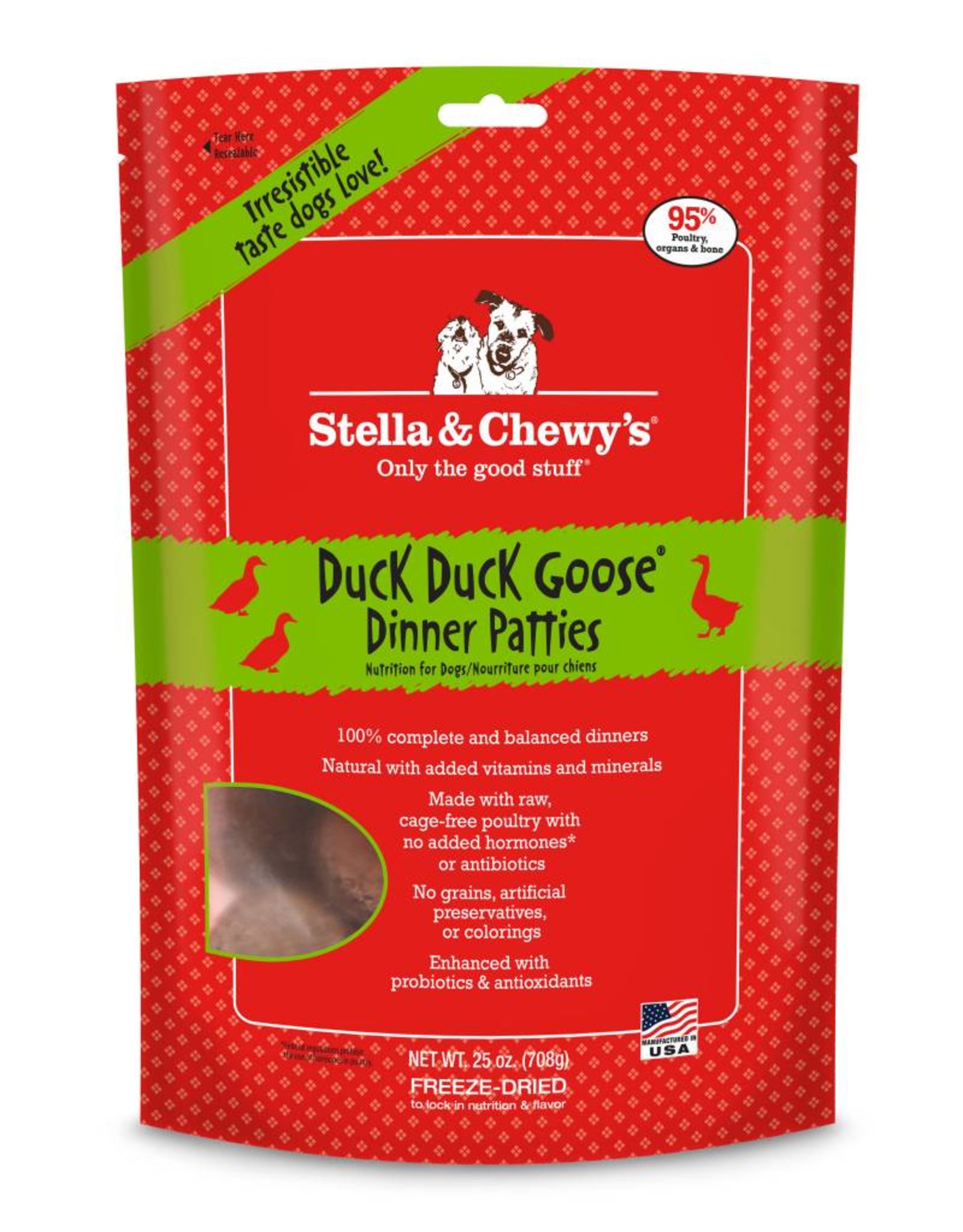 STELLA & CHEWY'S Stella & Chewy's | Freeze Dried Patties Duck Duck Goose