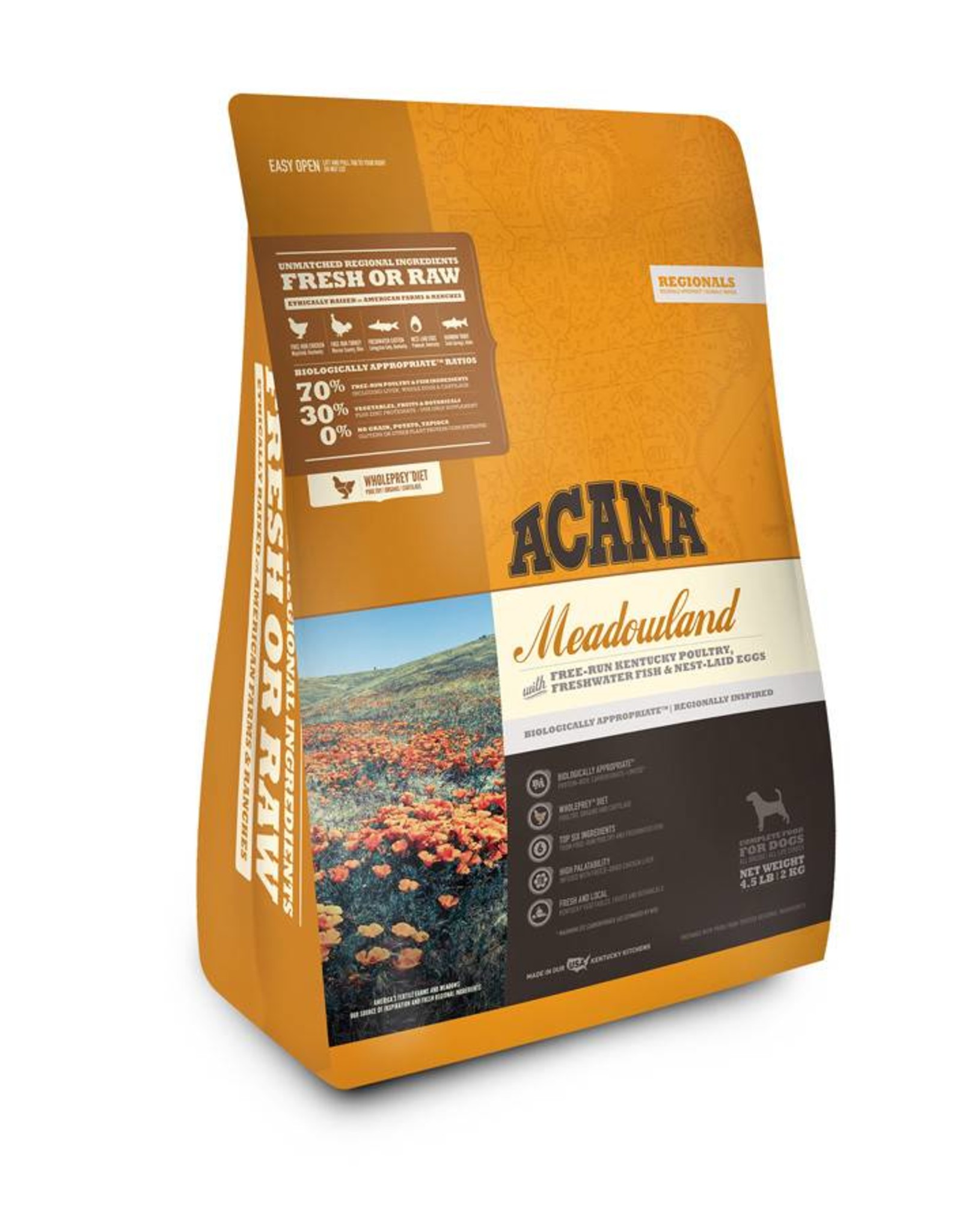 Acana meadowland shop dog food ingredients