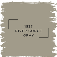 Benjamin Moore 1537 River Gorge Gray
