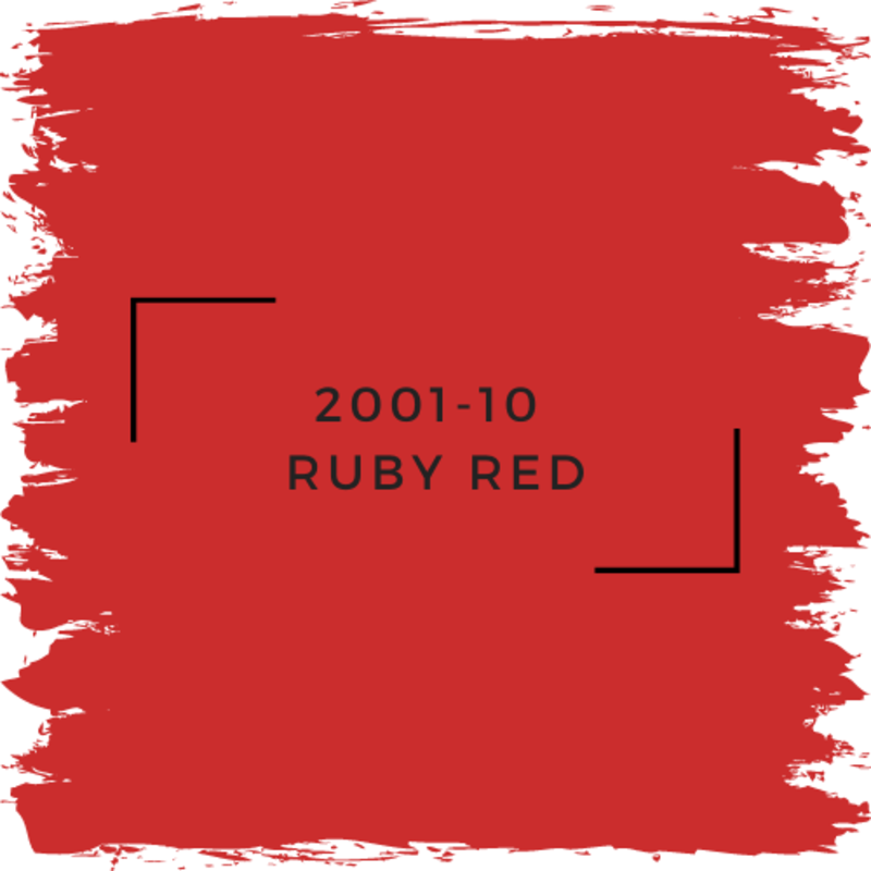 Benjamin Moore 2001-10  Ruby Red