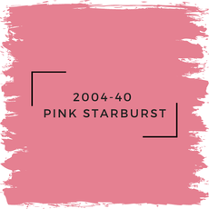 Benjamin Moore 2004-40  Pink Starburst