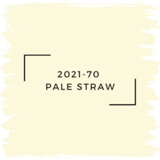 Benjamin Moore 2021-70  Pale Straw