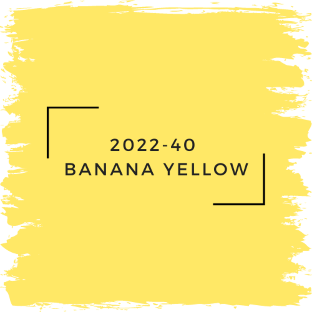 Benjamin Moore 2022-40  Banana Yellow