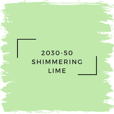 Benjamin Moore 2030-50 Shimmering Lime