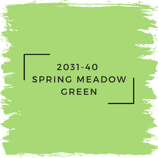 Benjamin Moore 2031-40  Spring Meadow Green