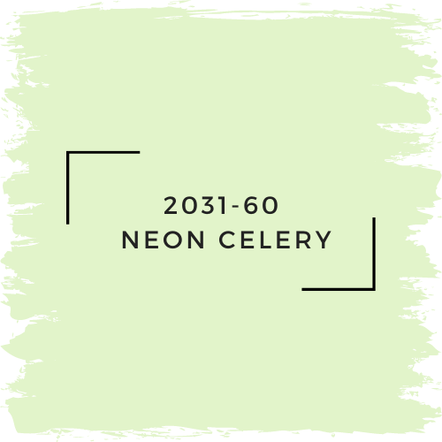 Benjamin Moore 2031 60 Neon Celery Heartland Paint Decorating