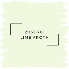 Benjamin Moore 2031-70  Lime Froth