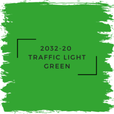 Benjamin Moore 2032-20  Traffic Light Green