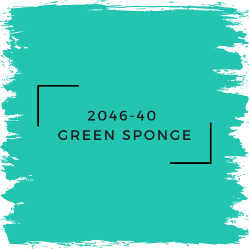 Benjamin Moore 2046-40  Green Sponge