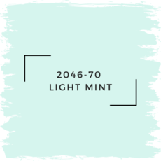 Benjamin Moore 2046-70  Light Mint