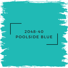 Benjamin Moore 2048-40 Poolside Blue