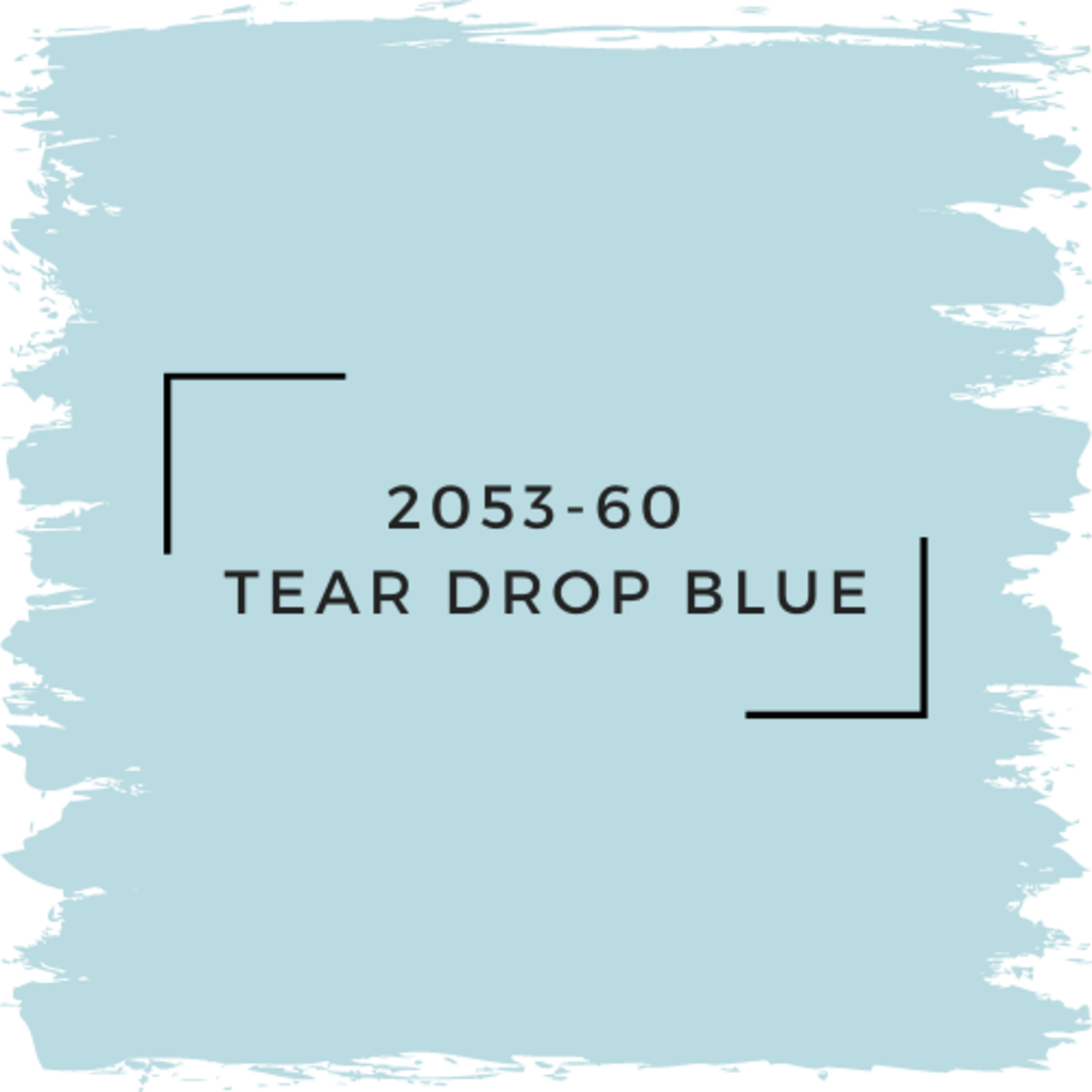 Benjamin Moore 2053-60  Tear Drop Blue