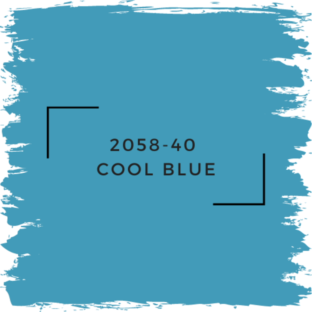 Benjamin Moore 2058-40  Cool Blue
