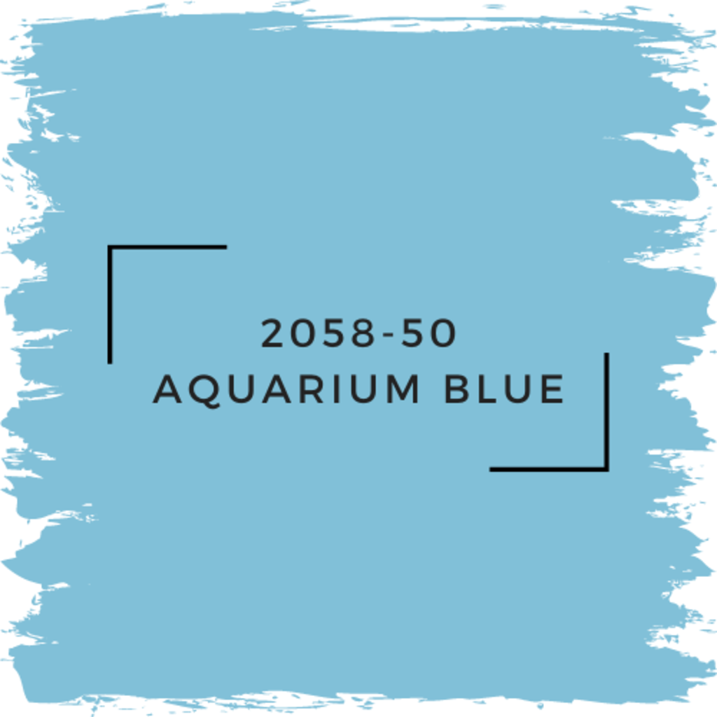 Benjamin Moore 2058-50 Aquarium Blue