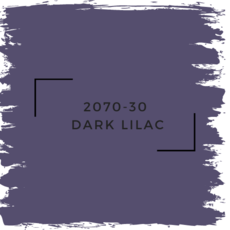 Benjamin Moore 2070-30  Dark Lilac