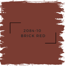 Benjamin Moore 2084-10  Brick Red