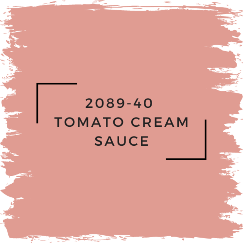 Benjamin Moore 2089-40  Tomato Cream Sauce