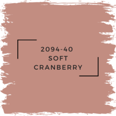 Benjamin Moore 2094-40  Soft Cranberry