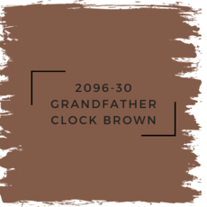 Benjamin Moore 2096-30 Grandfather Clock Brown