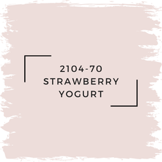 Benjamin Moore 2104-70 Strawberry Yogurt