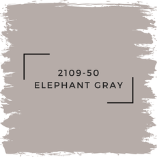 Benjamin Moore 2109-50 Elephant Gray