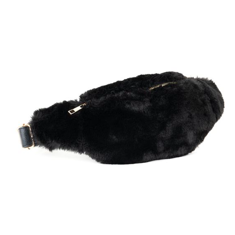 fur belt bag
