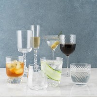Twist Diamond Water Glass