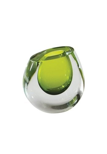  GLOBAL VIEWS Color Drop Vase - Lime 