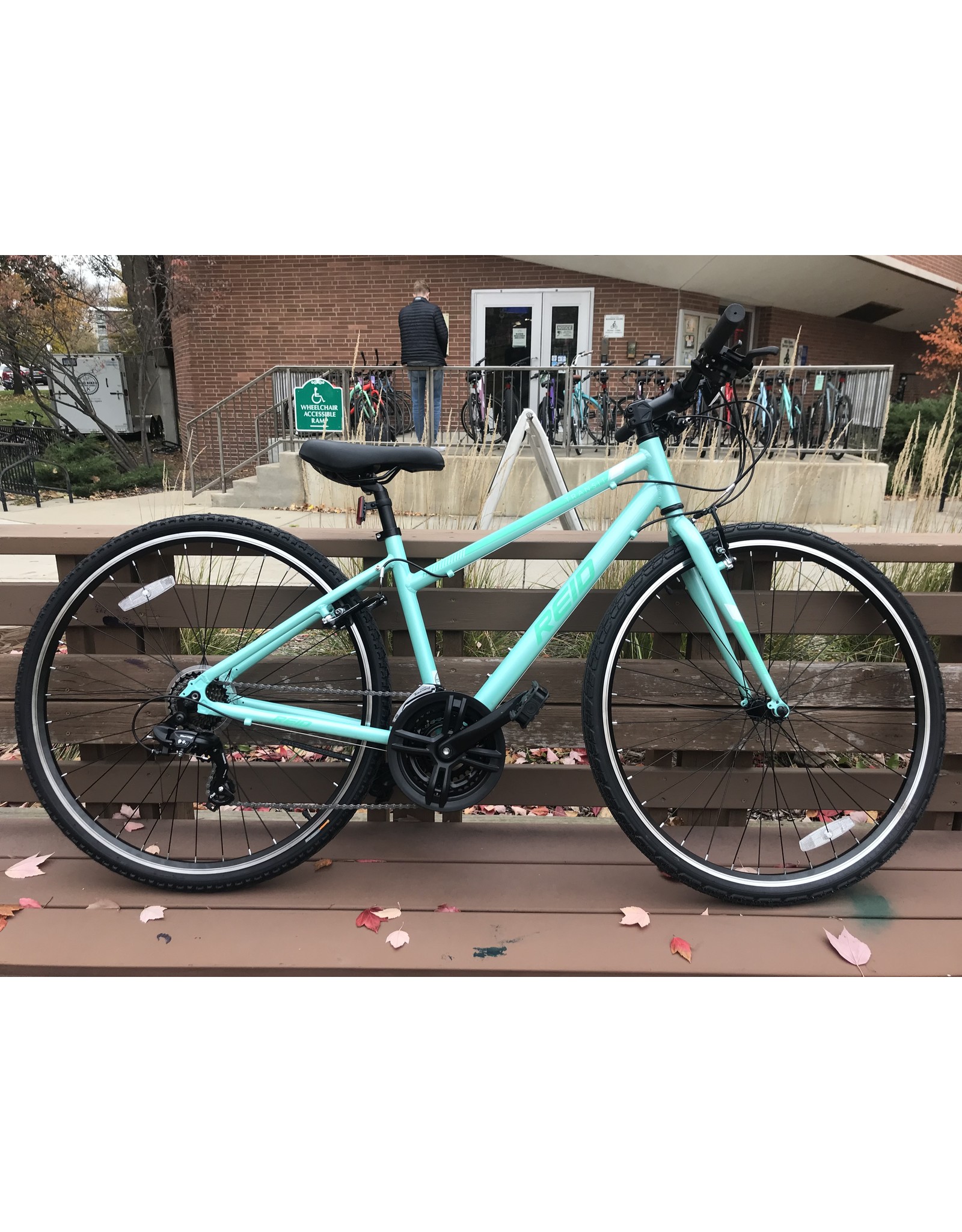 Reid Bikes Reid, Transit Ladies Hybrid, 7 spd, mint green, 42cm/m