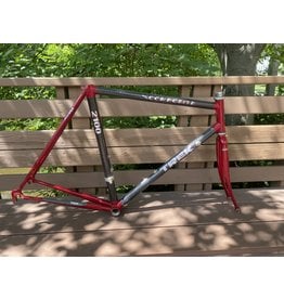 Trek Trek 2100 "Composite" road frame - red/carbon, 57cm (center-to-top), w/headset, AS IS