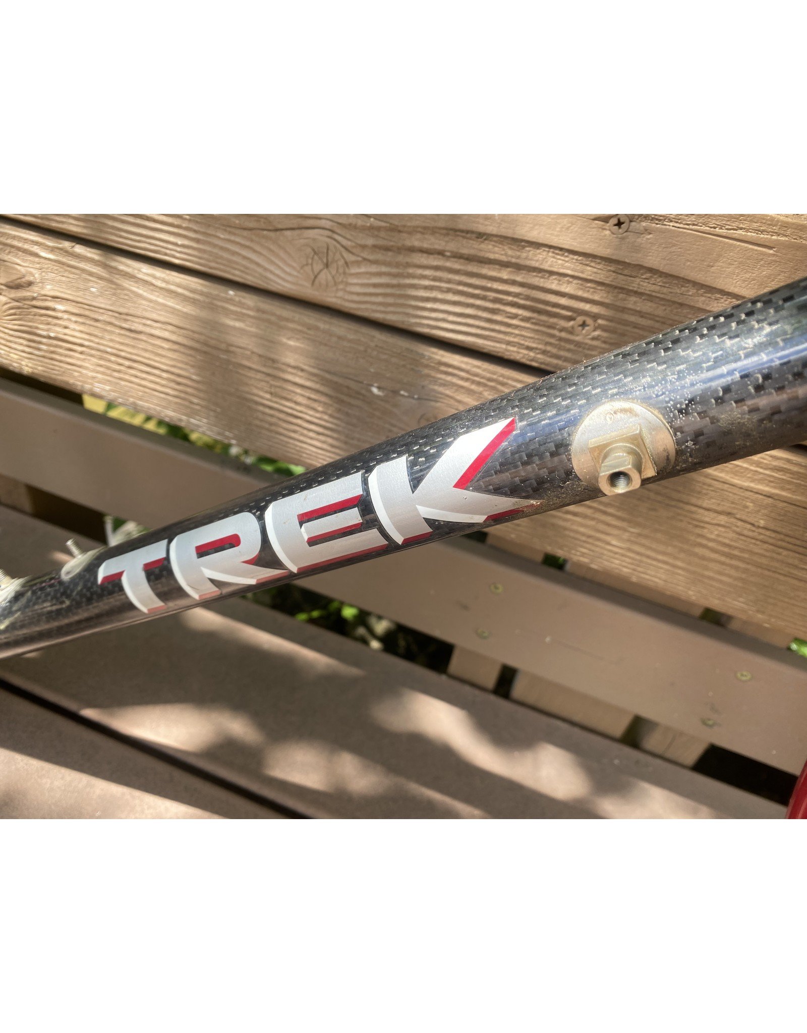 Trek Trek 2100 "Composite" road frame - red/carbon, 57cm (center-to-top), w/headset, AS IS