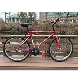 Fuji Folding Bike, Sun-Faded Red, 19in/L