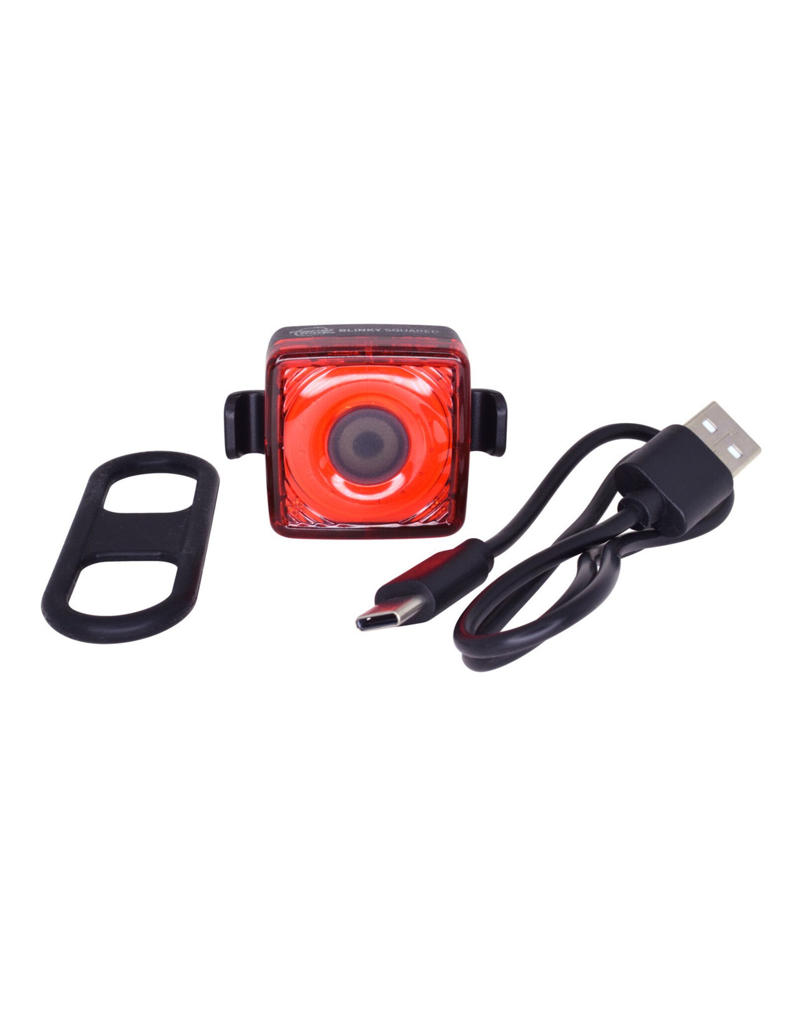 PLANET BIK Light, REAR, Planet Bike 3304 BLINKY SQUARED, LED/USB