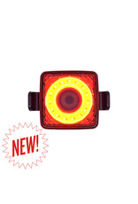 PLANET BIK Tail Light, Planet Bike 3304 BLINKY SQUARED, LED/USB