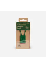 Bookman Light, Bookman Block Taillight - Rechargable, Green
