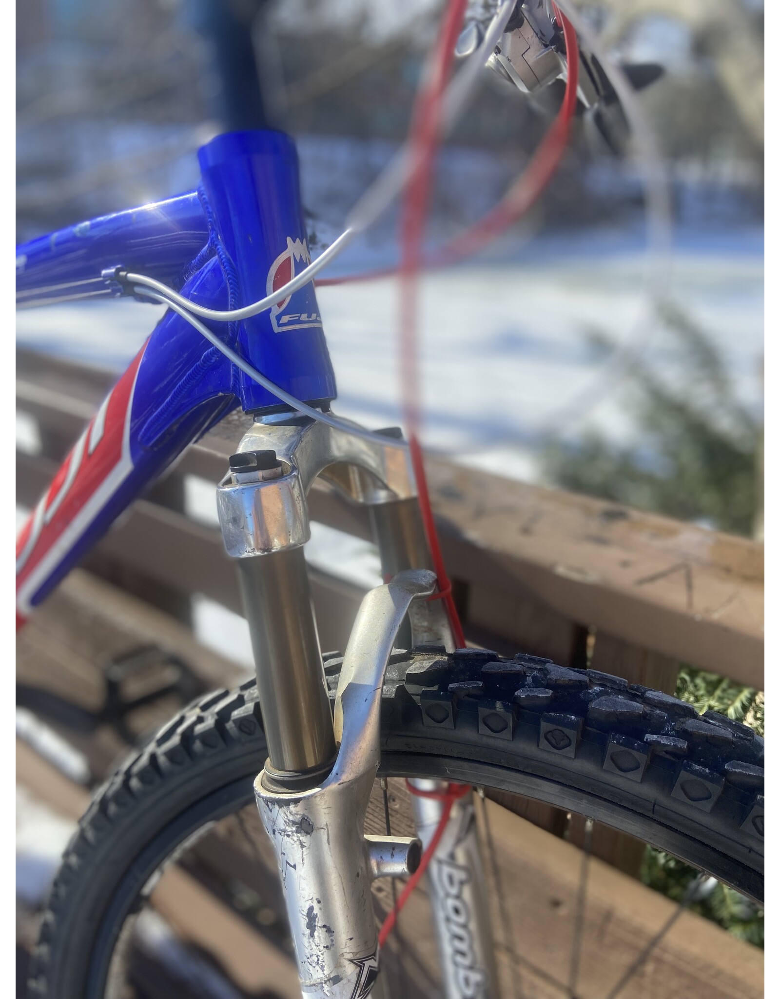 Fuji, Adventure Comp, red/blue, 19in/L