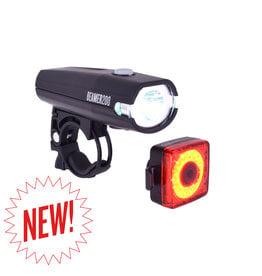 Planet Bike Light Set (F&R), Planet Bike, Beamer 200/Blinky Squared (USB)